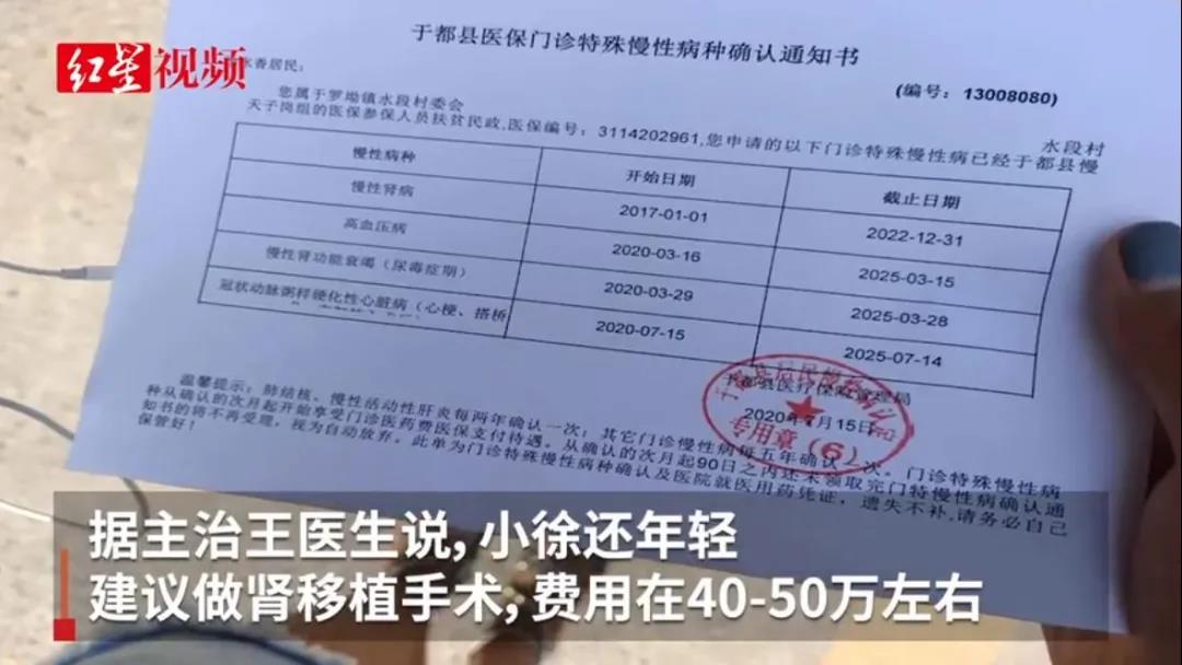 19岁少女患尿毒症被父亲抛弃母亲拉黑：我们尽力了！